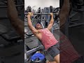incline bench press and flexing