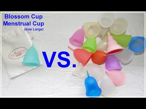 Blossom Cup vs Various Menstrual Cups - Comparison