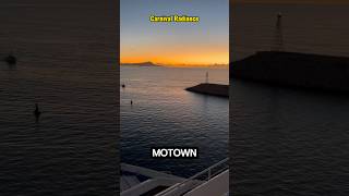 Sailing Out of Ensenada at Sunset… And the Motown Hype Begins! 🎤🚢 #travel #cruiseship #mexico