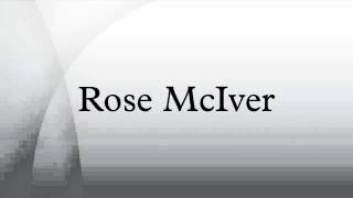 Rose McIver