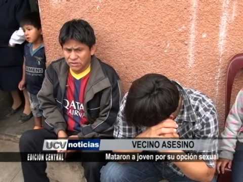 Mataron a joven a causa de su opción sexual