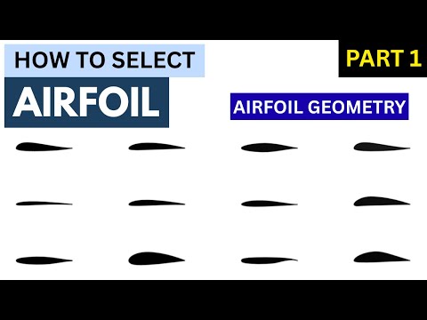 Part 1: Airfoil Geometry | How To Choose Airfoil | Airplane Design