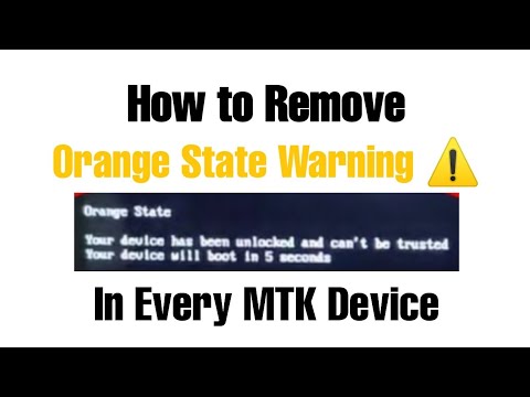 How to Remove Orange State Warning | Method to Remove Orange State Warning | Orange State Remover