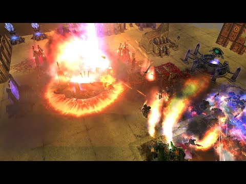 Unification Mod - Steel Legion & Salamanders vs Chaos Space Marines - WH 40K Dawn Of War Soulstorm