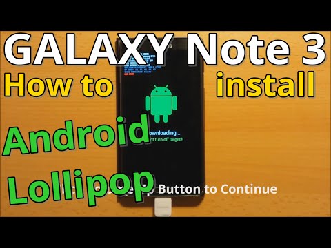 How to install Android 5.0 Lollipop Samsung GALAXY Note 3 (Official ROM)