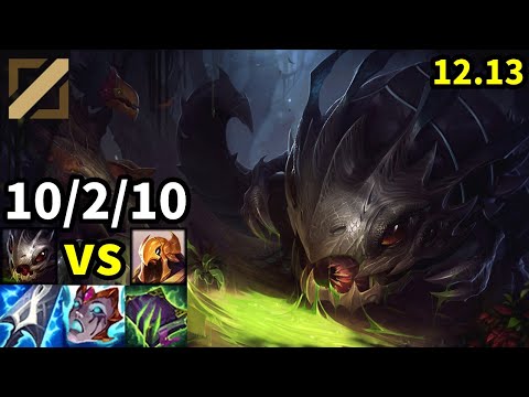 Kog'Maw Mid vs Azir - KR Challenger | Patch 12.13