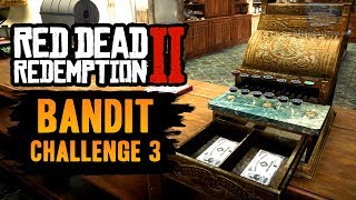 Red Dead Redemption 2 Bandit Challenge #3 Guide - Rob the cash register in any 4 shops in one day