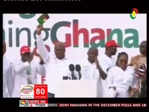 NDC has the best plan to move the nation forward  - Prez Mahama  - 17/9/2016