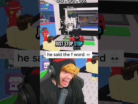 he actually swore 💀