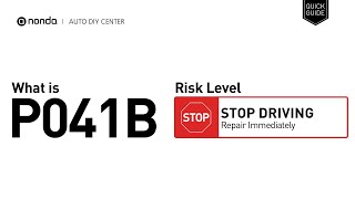 OBD Code p041b Guide to Repair