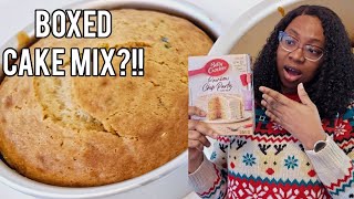 JAZZING up my BOXED CAKE MIX. Boxed Cake Mix Hacks!!! #cakemix #boxedcakemix