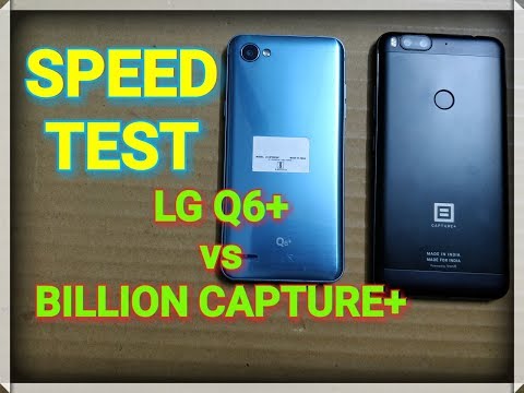 Billion Capture + vs LG Q6 Plus - Speed Test | Comparison | Benchmark Results | Amazing