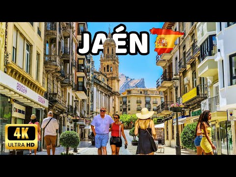 🇪🇦[4K] JAÉN - The Olive Oil´s World Capital Walking Tour - Spain’s Valuable Cities - Andalucía