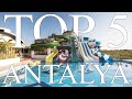 TOP 5 BEST All Inclusive Aquaparks Resorts In ANTALYA Turkey 2023 PRICES REVIEWS INCLUDED