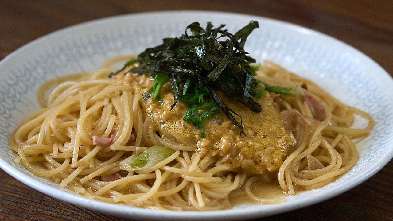 至高の納豆パスタ