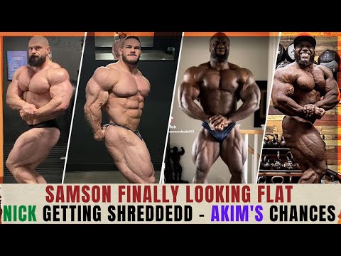Nick looking incredible 3 weeks out of the Olympia+Samson finally looking flat+Who will make top 10?