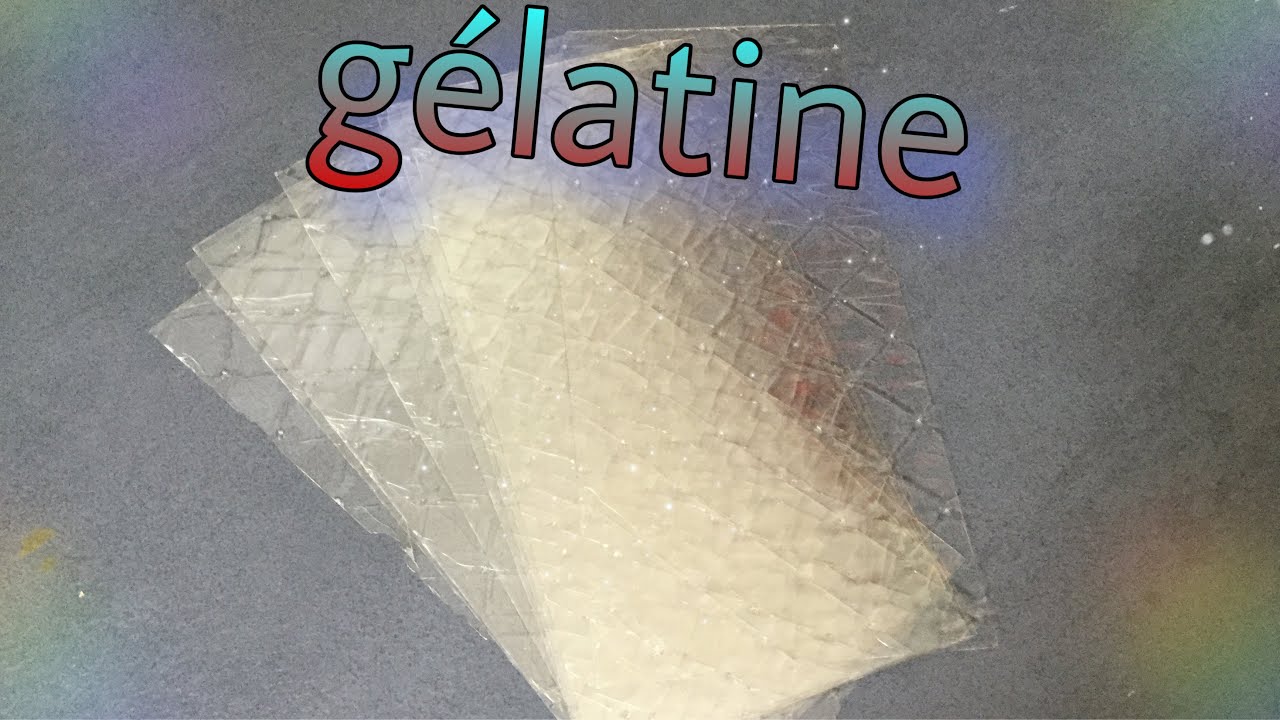 comment  utiliser la gélatine dans les gâteaux
