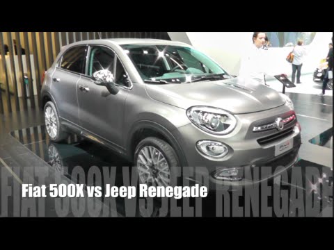 Fiat 500X 2016 vs Jeep Renegade 2016