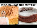 THIS is why your cakes are SINKING / FALLING / COLLAPSING