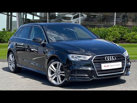 2017 Approved Used Audi A3 Sportback S line 1.5 TFSI 150 PS 6-speed | Stoke Audi