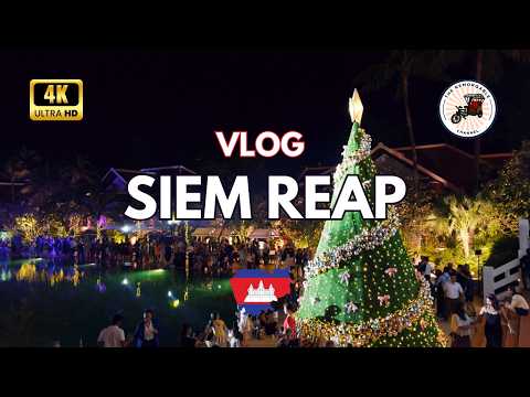 Cambodia Does Christmas in STYLE at Siem Reap's Grand Hotel Angkor! 🇰🇭 🎄