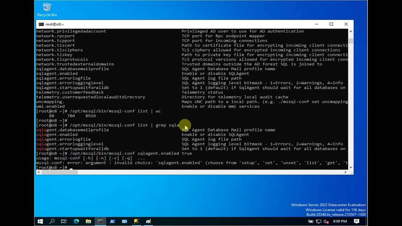 How to enable SQL Server Agent on Linux