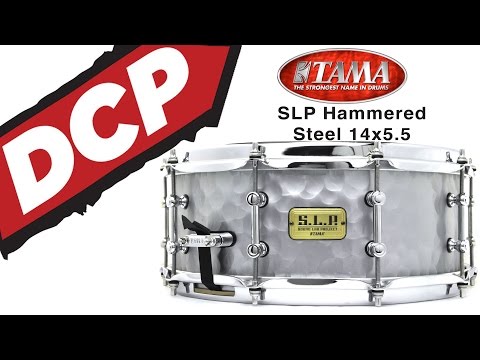 Tama SLP Vintage Hammered Steel Snare Drum 14x5.5 image 7