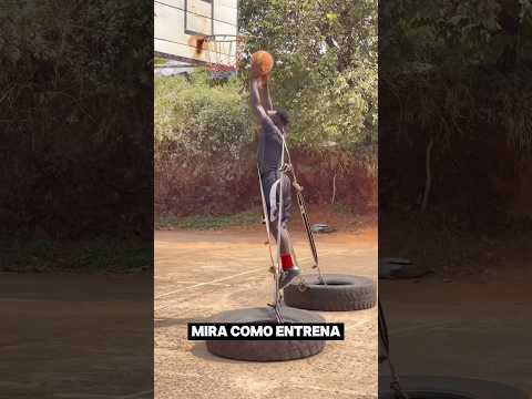 This African player is putting in a lot of hard training. #nba #basketball #basketball #sports #news