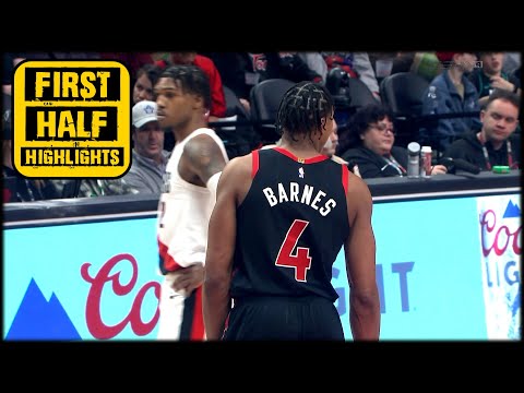 Toronto Raptors vs Portland Trail Blazers - First Half Highlights | Jan 23, 2026