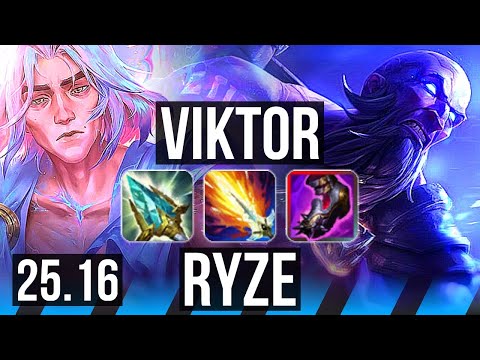 VIKTOR vs RYZE (MID) | KR Master | 25.16