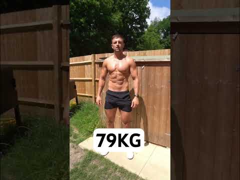 79KG VS 85KG NATURAL… #shorts