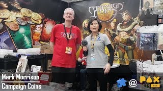 PAX Australia 2018 - Campaign Coins with Mark Morrison
