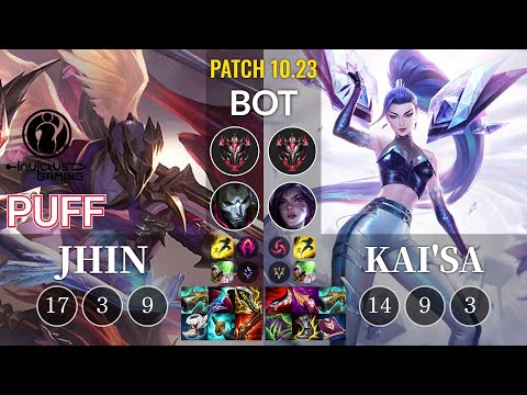 IG Puff Jhin vs Kai'Sa Bot - KR Patch 10.23
