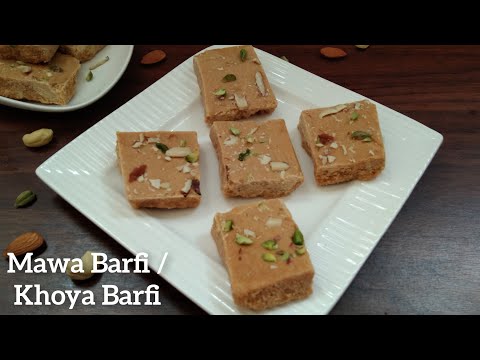 Khoya Barfi Recipe | Mawa Barfi | Barfi Recipe | How to make Barfi | Festival special | Kova Recipe