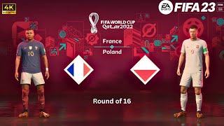 Download lagu France Vs Poland- World Cup 2022 | FIFA 23 - Full Match Gameplay [4K60] mp3