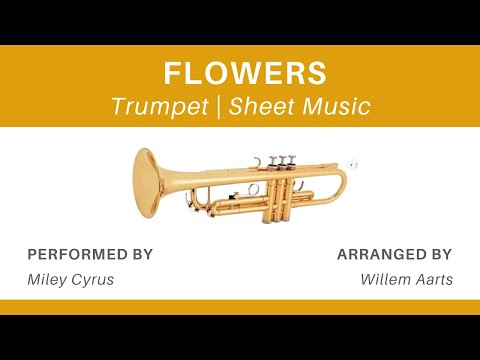 Flowers - Miley Cyrus | Trumpet | Sheet Music