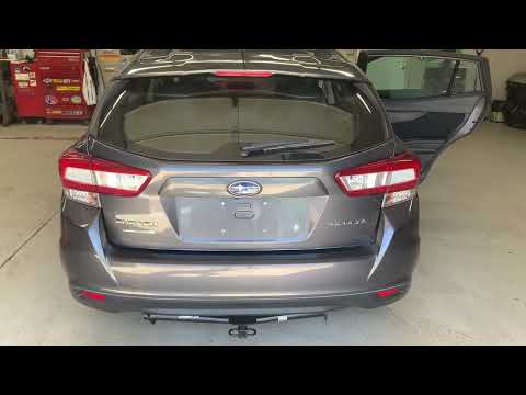 Subaru Impreza rear seat removal 2016-2022