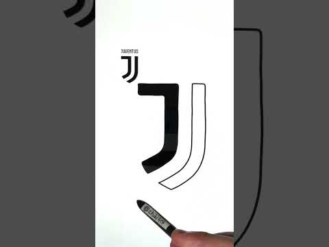 #howto #drawing #juventus #logo ✍⚽️ #football #shorts