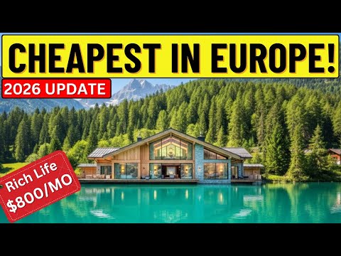 Cheapest & Safest European Country to Retire Abroad in 2026 — Live on $800/Month!