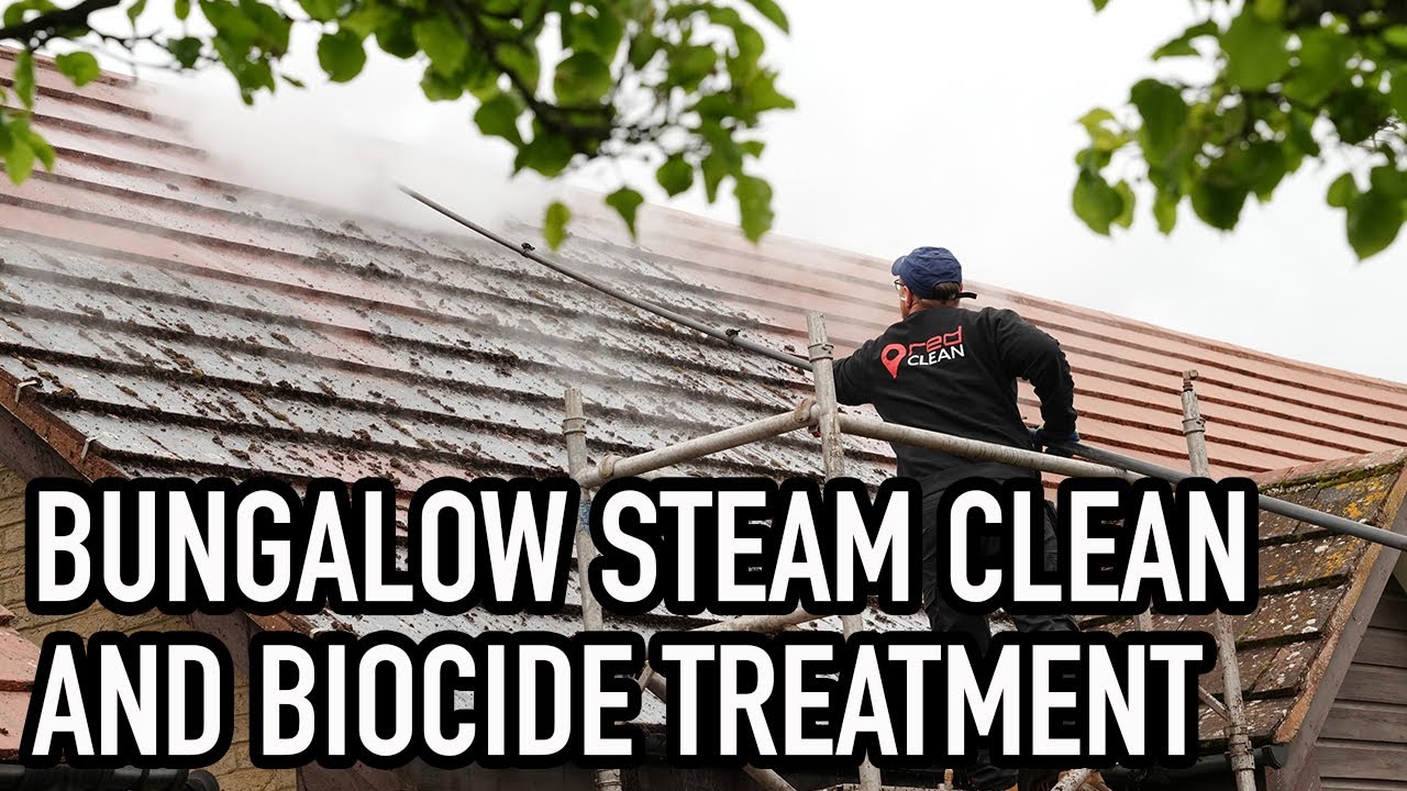 Bungalow Steam Clean And Biocide Treatment | Roof Transformation by RedClean