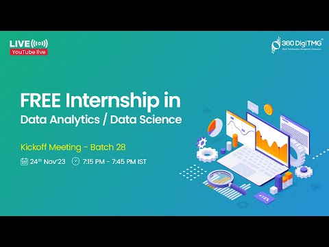 Free Data Analytics | Data Science Internship | Batch 28 | 360DigiTMG