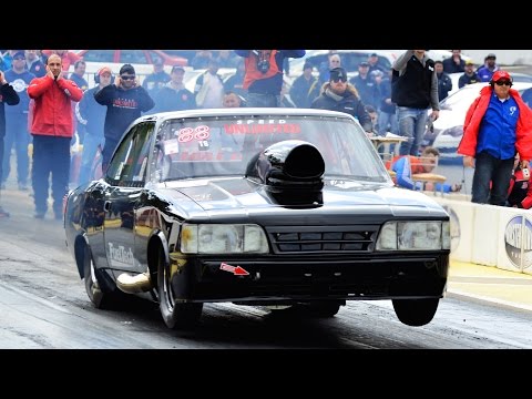 Opala TS Puxada Insana, frente no ar por 100m e piloto não tira o pé