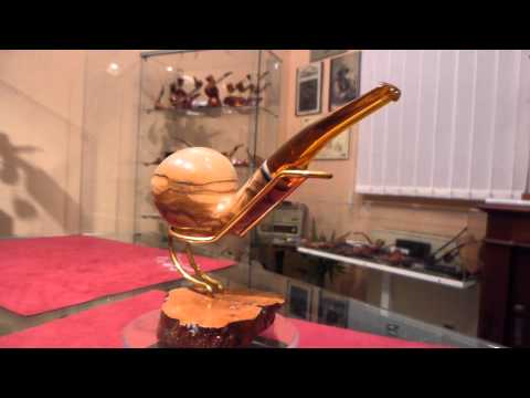 Pipa in olivastro half bent pear - www.paronellipipe.it