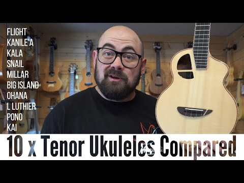 10 x Tenor Ukulele Comparison Video