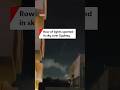 Row of lights spotted in sky over Sydney