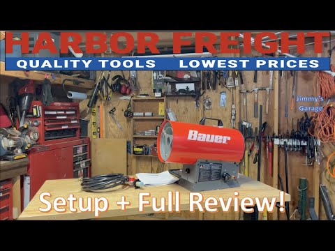 NEW! BAUER 30-60K BTU Propane Heater: Setup, Tests & Full Review!