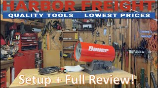 NEW! BAUER 30-60K BTU Propane Heater: Setup, Tests & Full Review!