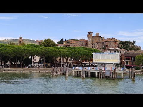 4K HDR Umbria Walking Tour | Passignano sul Trasimeno | Umbria Walk Slow TV - ITALY Sep 2021