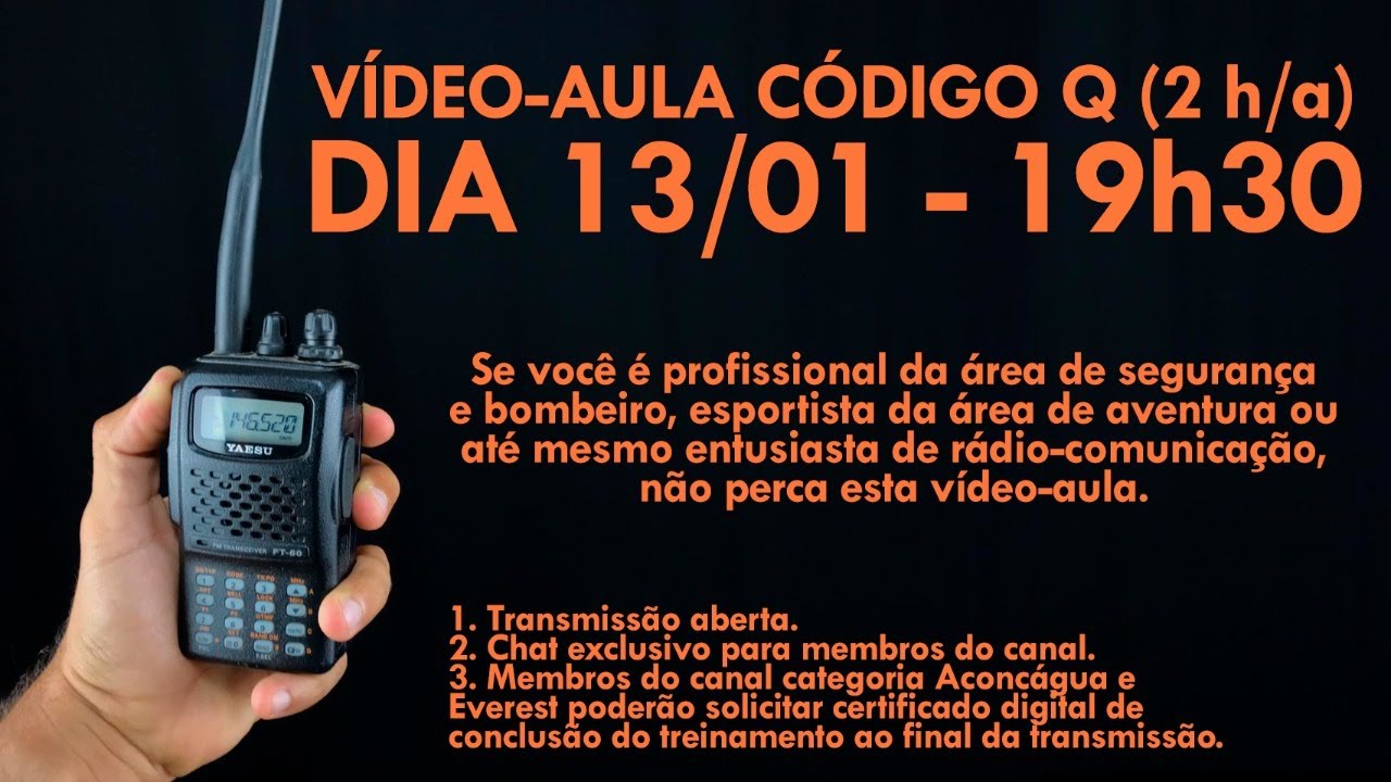 Vídeo-aula - Aprenda o Código Q