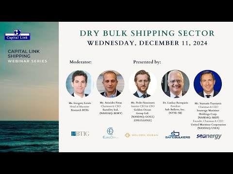 Dry Bulk Shipping Sector Discussion with EDRY, GOGL, SB, SHIP & USEA